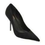 Pantofi dama eleganti ALDO negri, EMELIE 001, din piele intoarsa