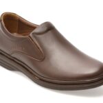 Pantofi BITE THE BULLET maro, FL510, din piele naturala