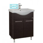 Set Baza front MDF si Lavoar seria 153, 60 cm, wenge