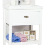 Set Baza front MDF si Lavoar seria 720, 70 cm, alb