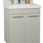 Set Baza front MDF si Lavoar seria 754, 60 cm, taupe