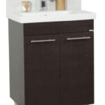 Set Baza front MDF si Lavoar seria 754, 60 cm, wenge
