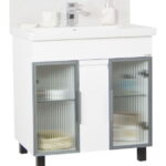 Set Baza si Lavoar, seria 758, 80 cm, alb