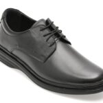 Pantofi eleganti BITE THE BULLET negri, FL500, din piele naturala