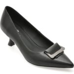Pantofi dama eleganti FLAVIA PASSINI negri, V3003, din piele naturala