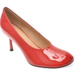 Pantofi dama eleganti EPICA rosii, 5507, din piele naturala lacuita