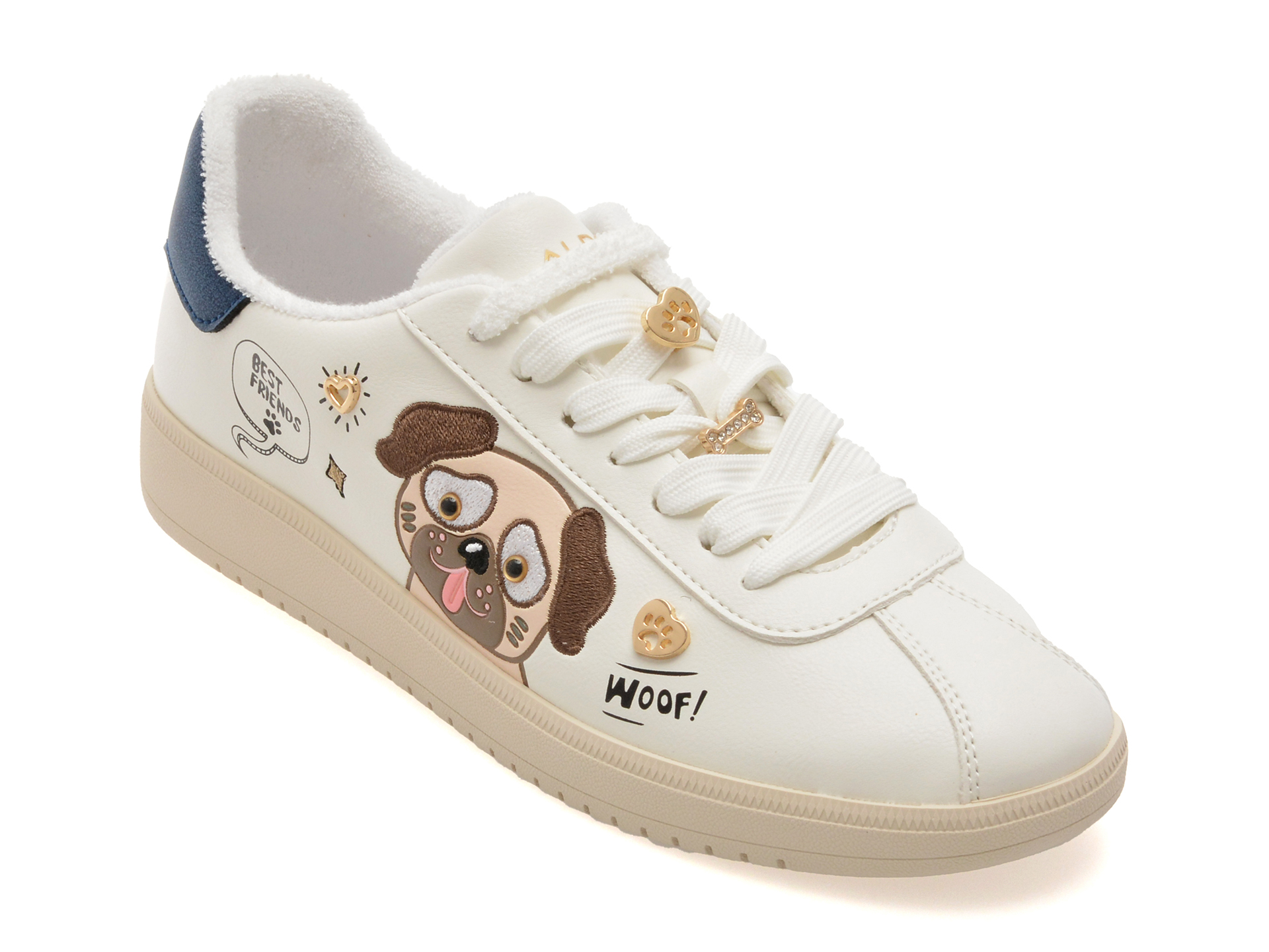 becb9ae8d5843b1de36134529ed306903d10e63fceda7b5b527c9ade1fdf230f Pantofi sport Dama ALDO albi, BEST FRIEND 100, din piele ecologica - imagine 1