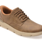 Pantofi sport SKECHERS gri, GARZA, din piele naturala