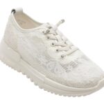 Pantofi sport Dama FLAVIA PASSINI albi, WM02, din material textil