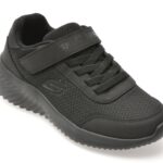 Pantofi sport SKECHERS negri, BOUNDER, din material textil