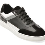 Pantofi sport MARCO BUFFON negri, BF1030, din piele naturala
