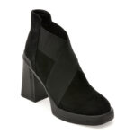 Botine GRYXX negre, H231, din piele intoarsa