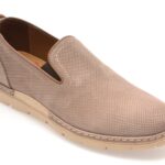 Pantofi OTTER gri, E1972, din nabuc