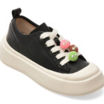 Pantofi sport Dama PASS COLLECTION negri, MQ60013, din piele naturala
