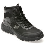 Ghete SKECHERS negre, HILLCREST 2.0, din material textil