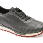 Pantofi sport BITE THE BULLET gri, 9111L, din piele naturala