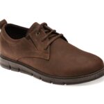 Pantofi OTTER maro, TTR1, din nabuc