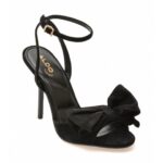 Sandale elegante ALDO negre, TINSLETTA 009, din piele intoarsa