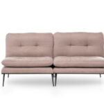 Canapea extensibila MARTIN, 3 locuri, nurca, 180x95x95 cm