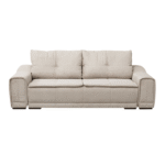 Canapea extensibila OSLO, 3 locuri, cu arcuri si lada depozitare, bej, 265x115x100 cm