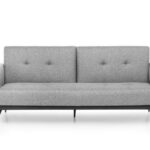 Canapea extensibila RON, 3 locuri, gri, 225x100x90 cm