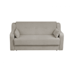 Canapea GINA XL II extensibila, 3 locuri, cu arcuri si lada depozitare, bej, 190x100x95 cm