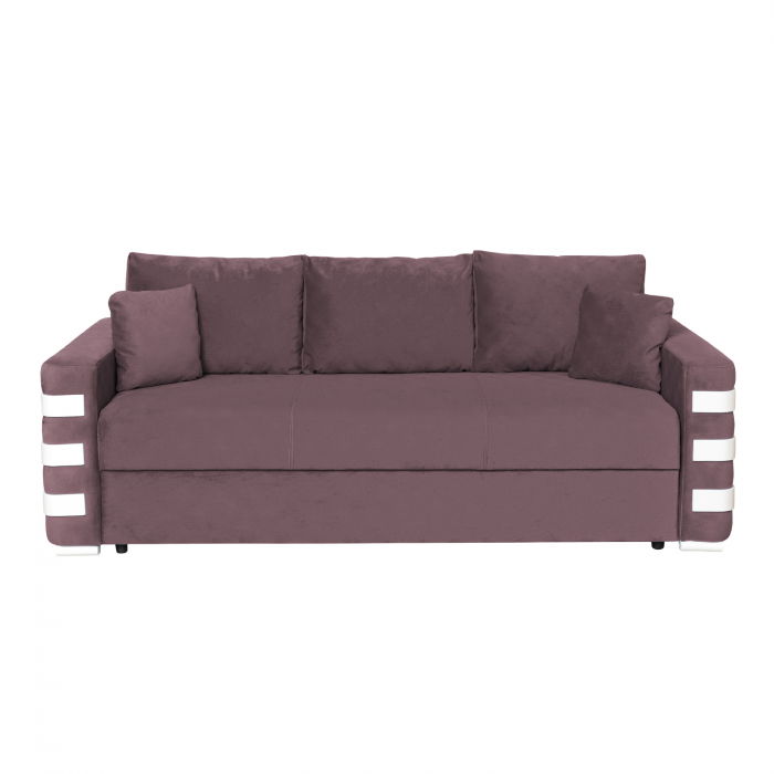 canapea-lima-extensibila-3-locuri-cu-arcuri-si-lada-depozitare-ornamente-alb-230x110x80-cm-559440 Canapea LIMA extensibila, 3 locuri, cu arcuri si lada depozitare, mov + ornamente alb, 230x110x80 cm - imagine 1