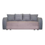 Canapea MALVINA extensibila, 3 locuri, cu arcuri si lada depozitare, mov, 230x110x80 cm