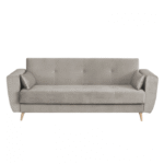 Canapea SIENA I extensibila, 3 locuri, cu arcuri si lada depozitare, bej, 225x85x95 cm