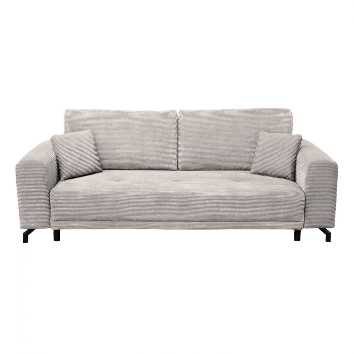canapea-vega-extensibila-3-locuri-cu-arcuri-si-lada-depozitare-roz-pudra-237x110x73-cm-210932 Canapea VEGA extensibila, 3 locuri, cu arcuri si lada depozitare, bej inchis, 237x110x73 cm - imagine 1