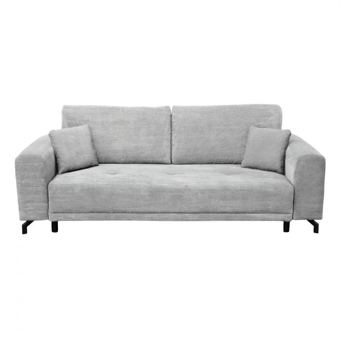 canapea-vega-extensibila-3-locuri-cu-arcuri-si-lada-depozitare-roz-pudra-237x110x73-cm-265294 Canapea VEGA extensibila, 3 locuri, cu arcuri si lada depozitare, gri deschis, 237x110x73 cm - imagine 1