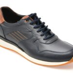 Pantofi sport BITE THE BULLET bleumarin, 231107, din piele naturala