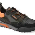 Pantofi sport REPLAY negri, MSG901L, din material textil si piele naturala