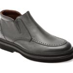 Ghete elegante LE COLONEL gri, 61613, din piele naturala