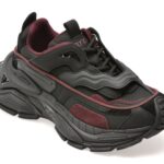 Pantofi sport GRYXX negri, 3832, din material textil si piele naturala