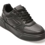 Pantofi sport EPICA negri, 6005, din piele naturala