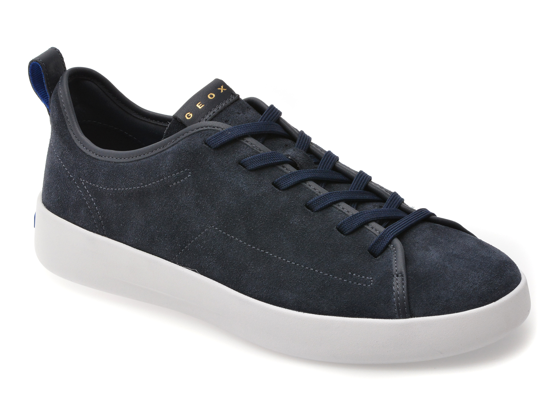 cf710f97d113f1b6a1d0dd4139a8e038acb3ae6b5ba35851ec1c0dc3d03319e3 Pantofi sport GEOX bleumarin, U655KA, din piele intoarsa - imagine 1