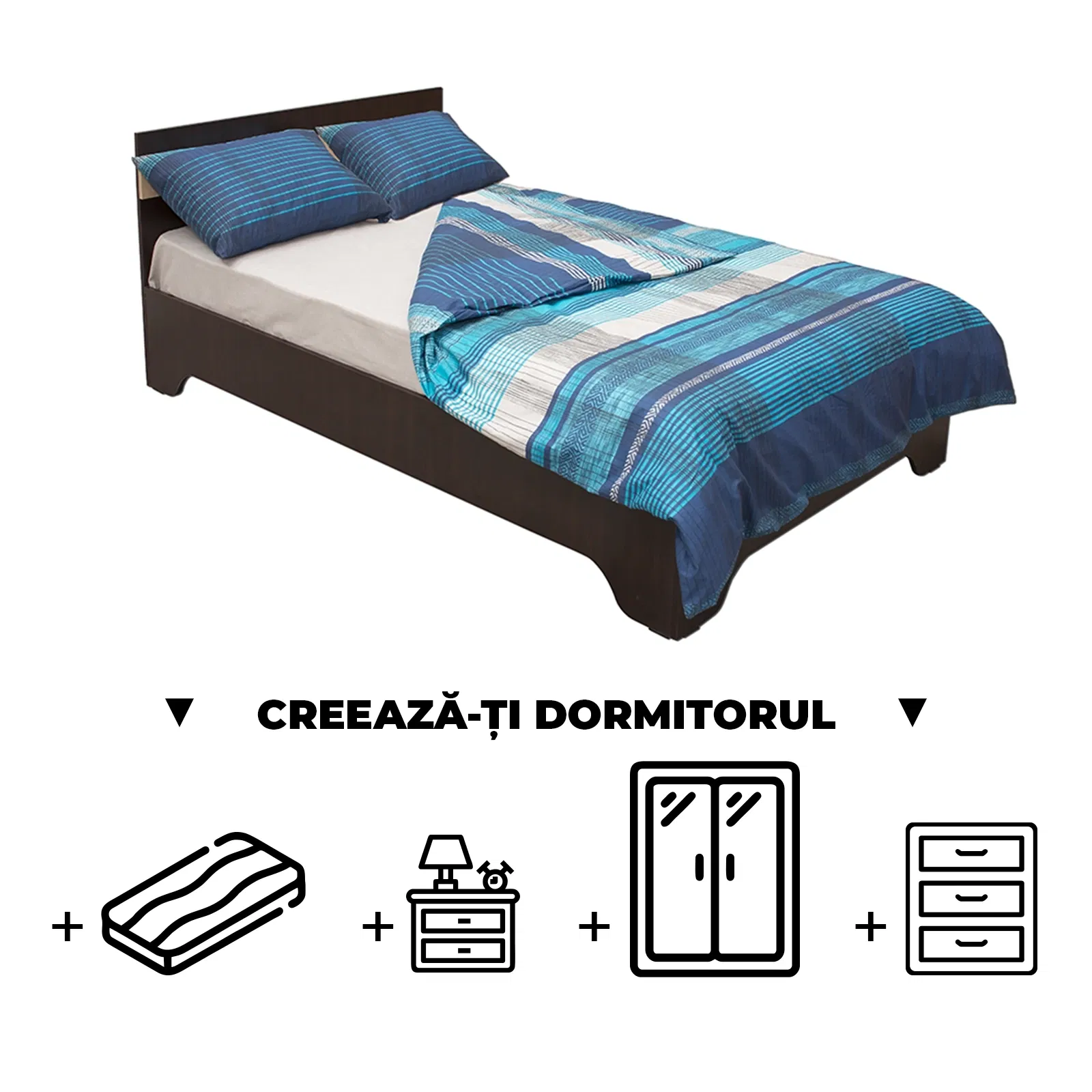 creeaza-ti-dormitorul-alma-sonoma-inchis-sonoma-deschis-de-la-pat-cu-picioare-alma-120x200-cm-adauga-saltea-noptiere-comoda-dulap-889061 Creeaza-ti Dormitorul ALMA, sonoma inchis + sonoma deschis, de la Pat cu picioare Alma 120x200 cm, adauga Saltea, Noptiere, Comoda, Dulap - imagine 1