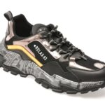 Pantofi sport BITE THE BULLET negri, 20312, din material textil