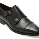 Pantofi eleganti ALDO negri, ZIGOF 001, din piele naturala