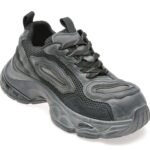 Pantofi sport Dama GRYXX negri, 1002, din material textil