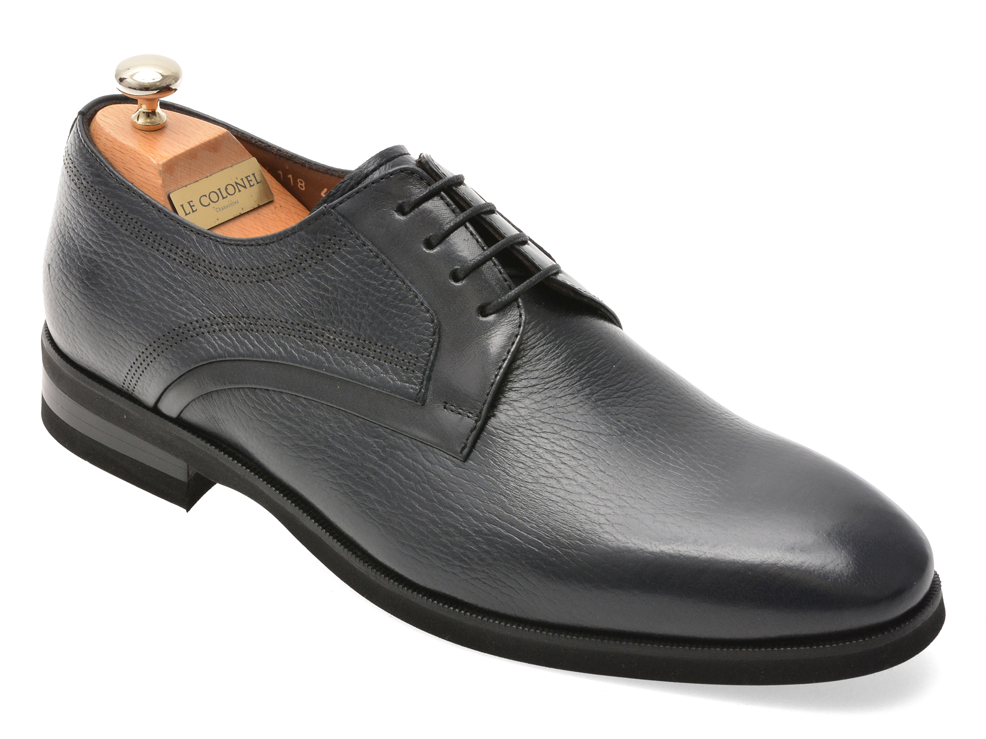 d215e9fe8b29dc26917171c2be8d3541560c24be1f381702cc53e53f3f865aa3 Pantofi eleganti LE COLONEL bleumarin, 484118, din piele naturala - imagine 1