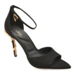 Sandale elegante ALDO negre, MEDEZA 001, din nabuc