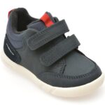 Pantofi sport GEOX bleumarin, B365EA, din nabuc