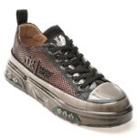 Pantofi sport GRYXX negri, 8005, din piele naturala