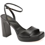 Sandale ALDO negre, LOTHON 001, din piele ecologica