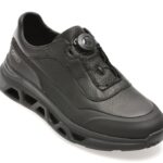 Pantofi sport OTTER negri, 821602, din piele naturala