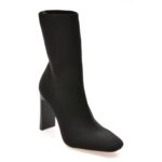 Botine elegante ALDO negre, FAELORA 001, din material textil