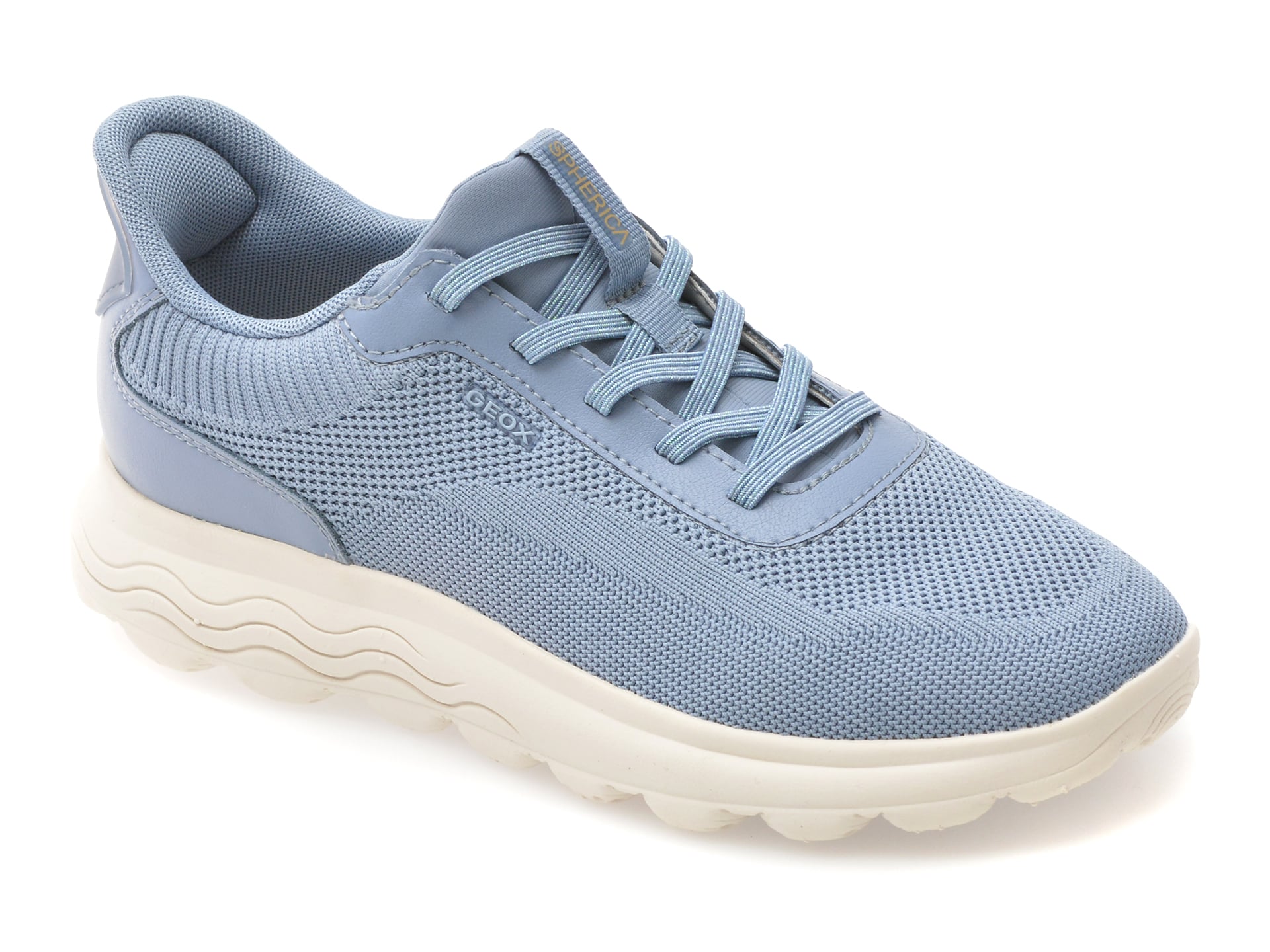 d8d65283cfdd6d72496fd35e2035cd558b8cbef2e86c35be4a087cca5663d61d Pantofi sport Dama GEOX albastri, D557MA, din material textil - imagine 1