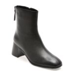 Botine EPICA negre, B102, din piele naturala